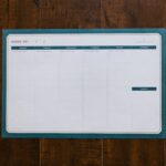 Podkład na biurko kalendarz